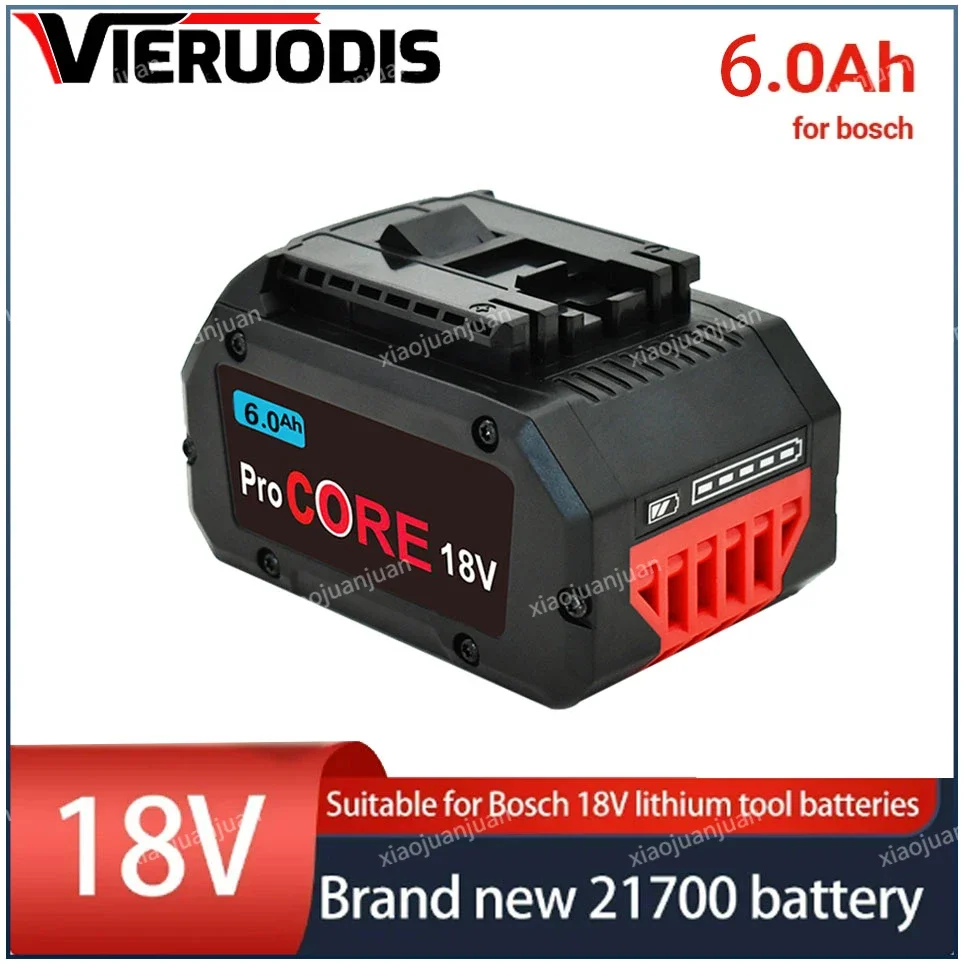 

For Bosch 18V 6.0AH 8.0AH 10.0AH Professional Cordless Tool BAT618 BAT609 GBA18V80 21700 Battery ProCORE Replacement Battery