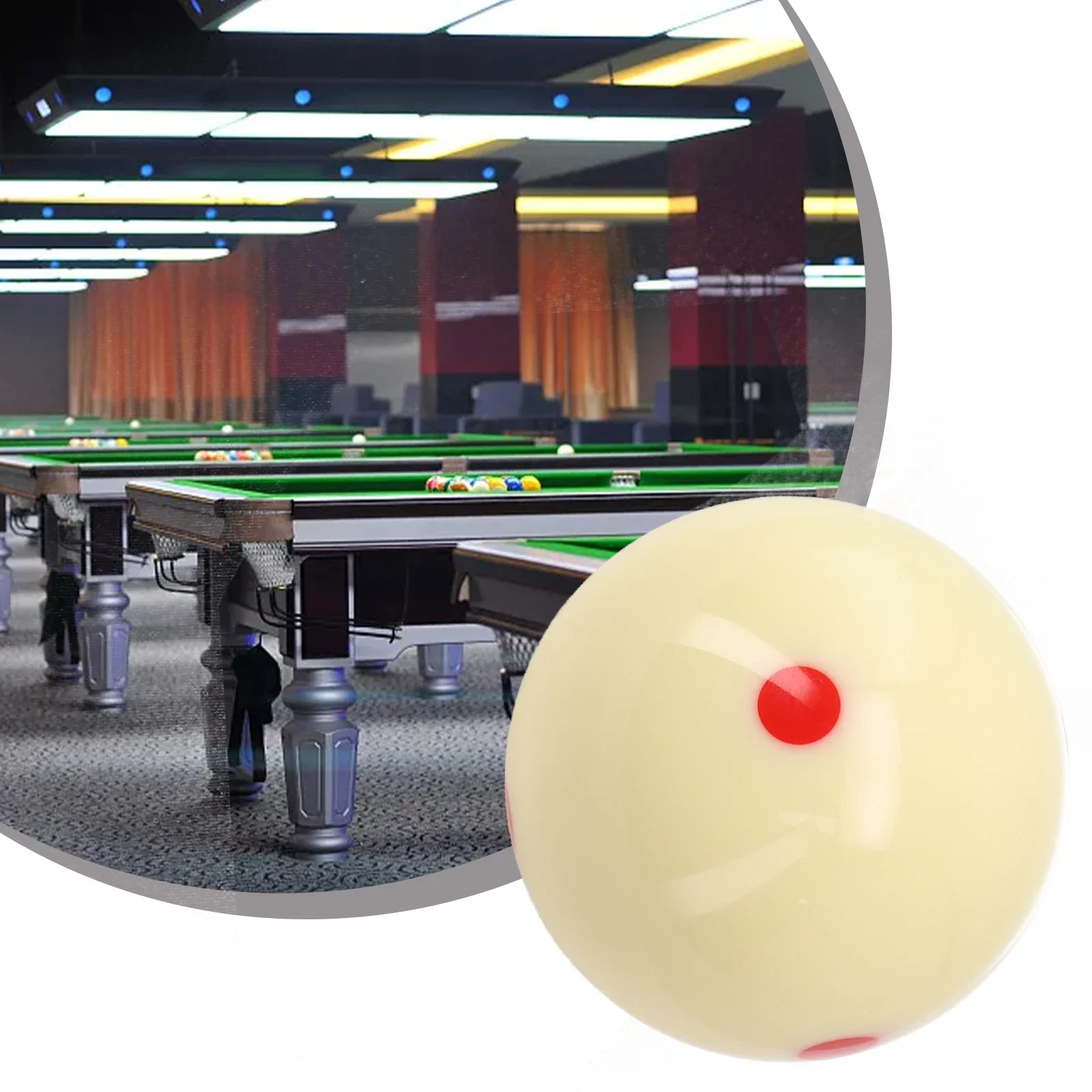 

Тренировочный бильярдный стол, 165 г, 57,2 мм, 6-точечный синий кий-шар, улучшение навыков, стандарт 2-1/4 дюйма, практика, красная смола