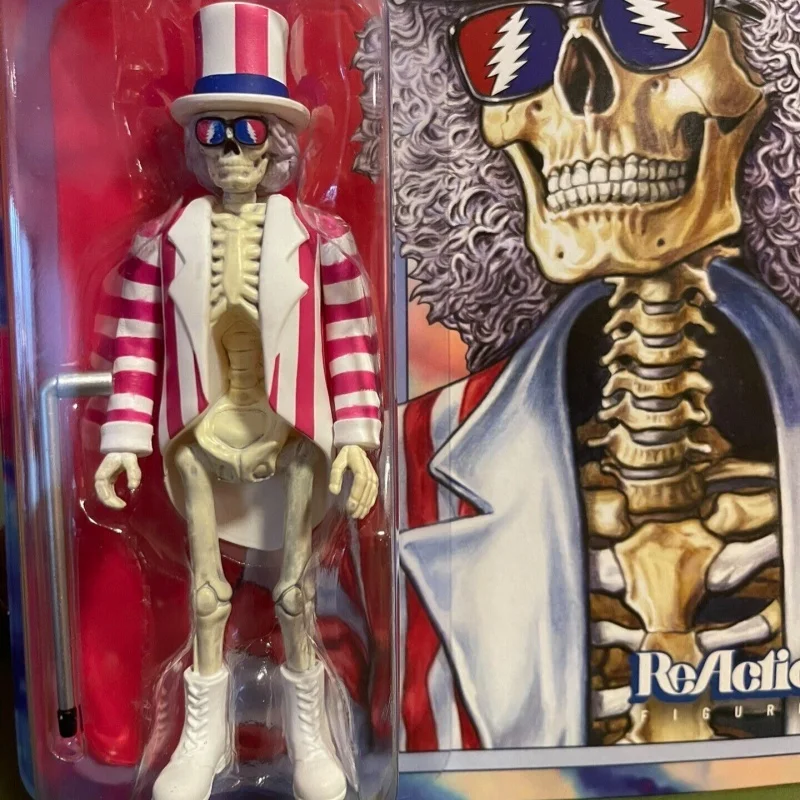 

In Stock Original Super7 Grateful Dead Uncle Sam Action Figure Classic Collectible Toy Gift Series Ornaments For Adult