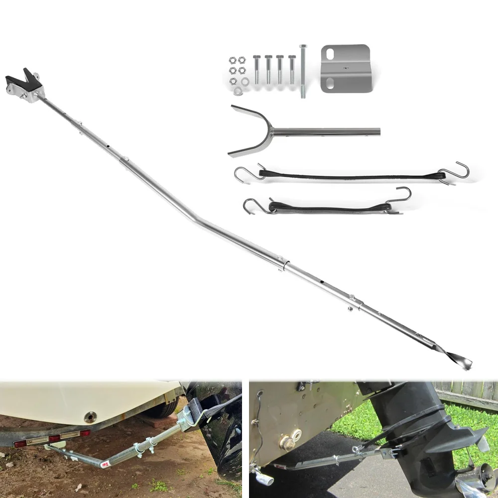 

3001.1068 Adjustable Heavy Duty Universal Transom Saver for Outboards Motor Up to 150 HP - Adjustable from 28" to 59"