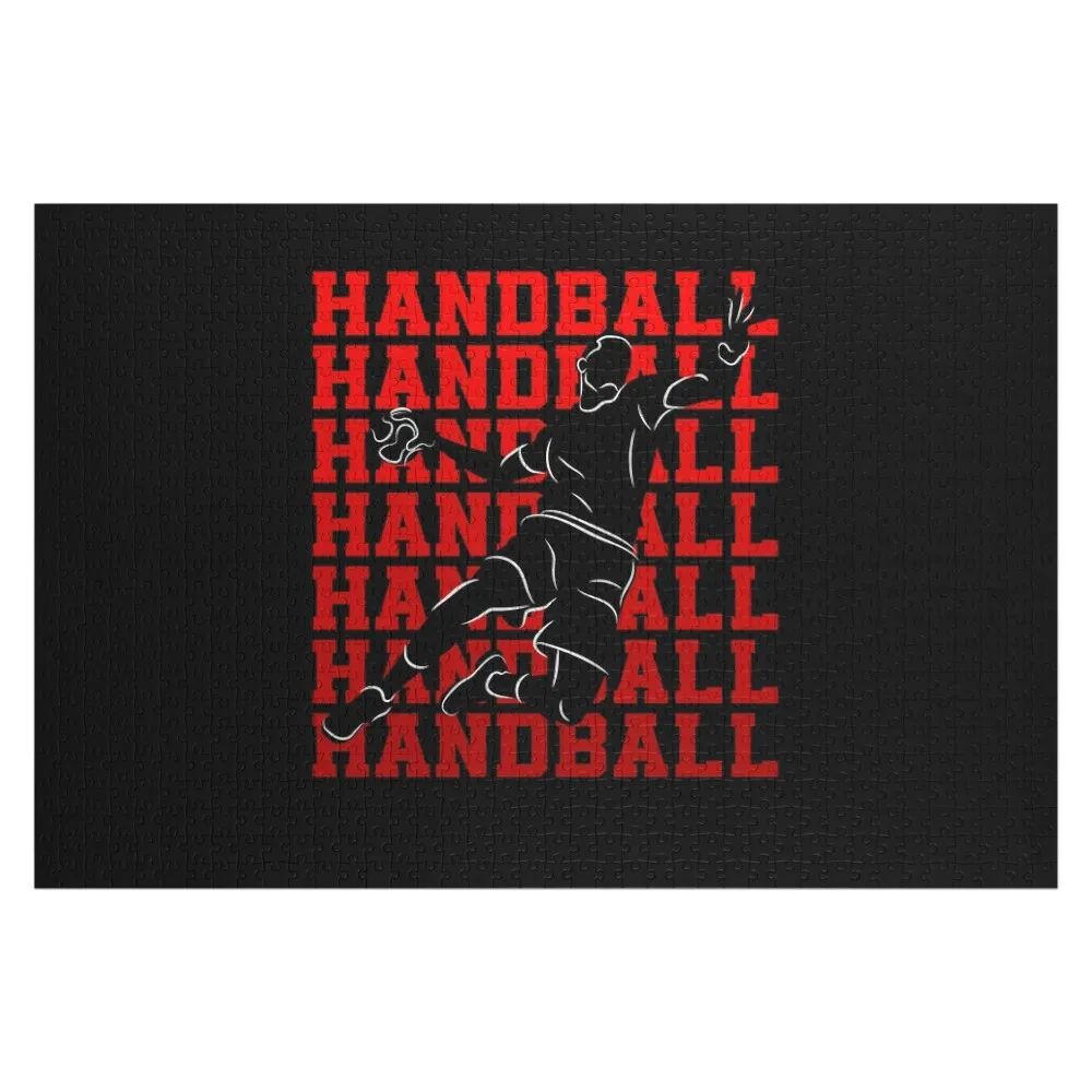 

Handball Player Circle Runner Back room Jigsaw Puzzle Adult Wooden Custom Child Gift Jigsaw For Kids Game Children Puzzle