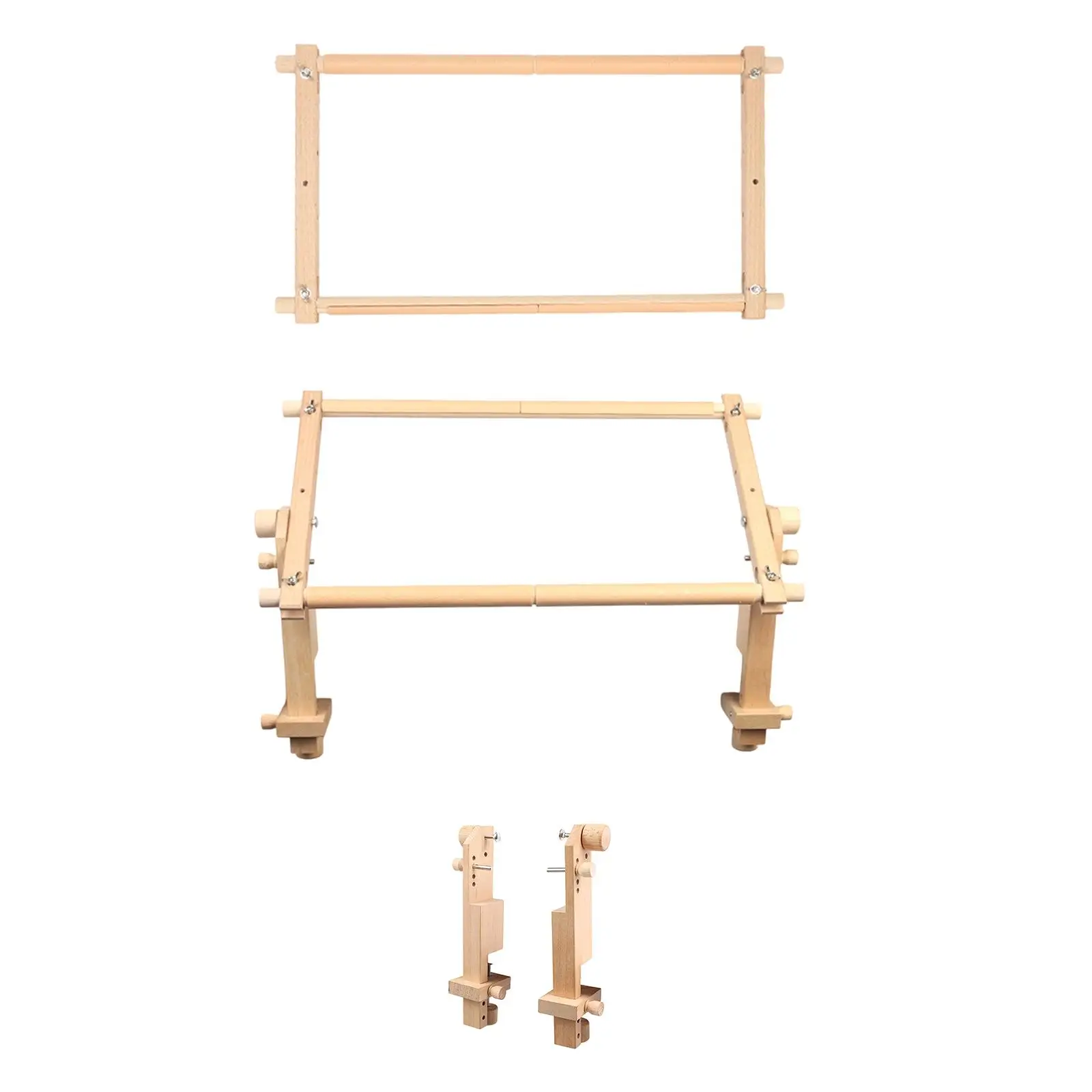 

Прямоугольная деревянная подставка для вышивки для наборов для вышивания крестиком и для начинающих в технике вышивания иглой