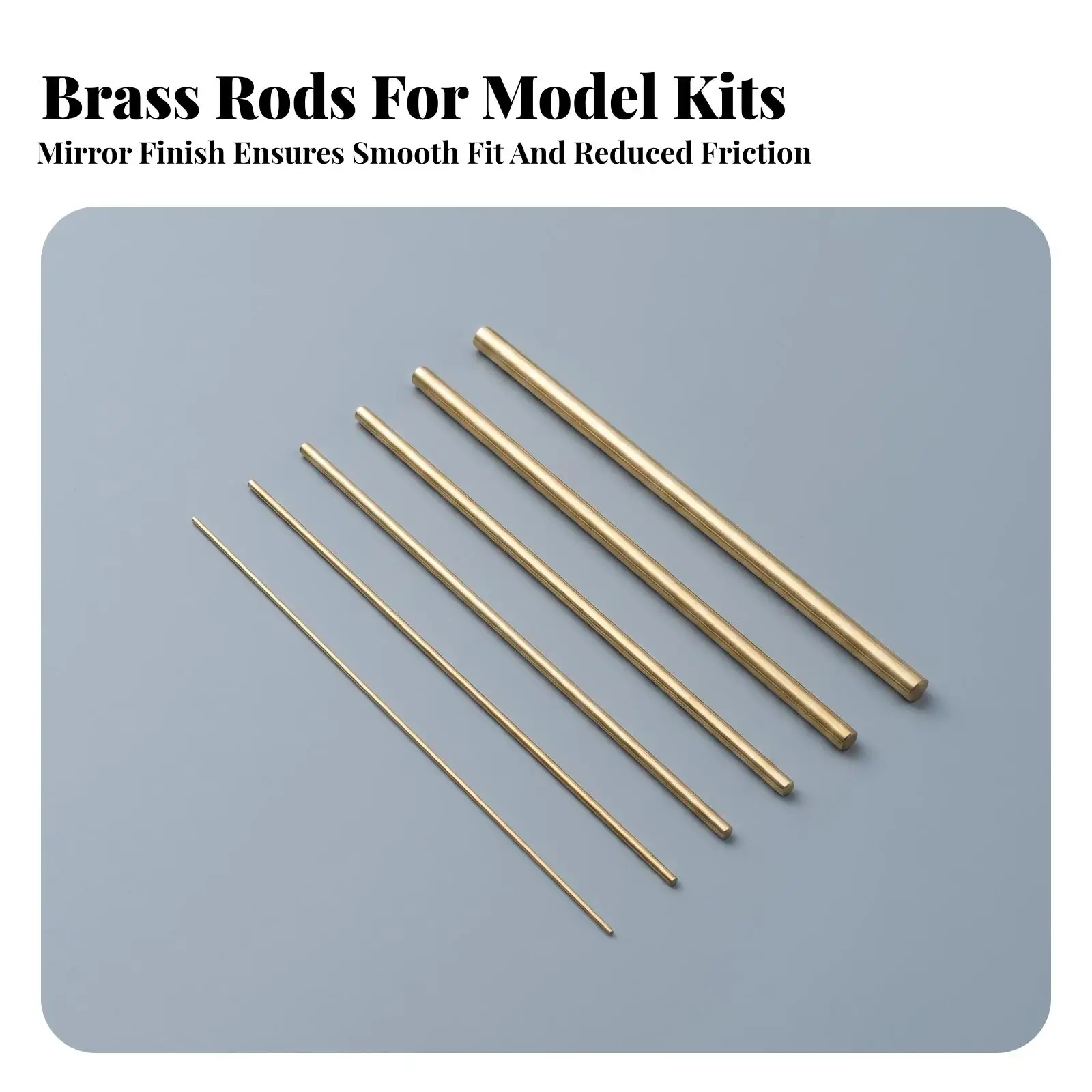 Brass Connecting Bars for Miniature Repair and Model Joint Stabilizing with Smooth Finish for Craft Work