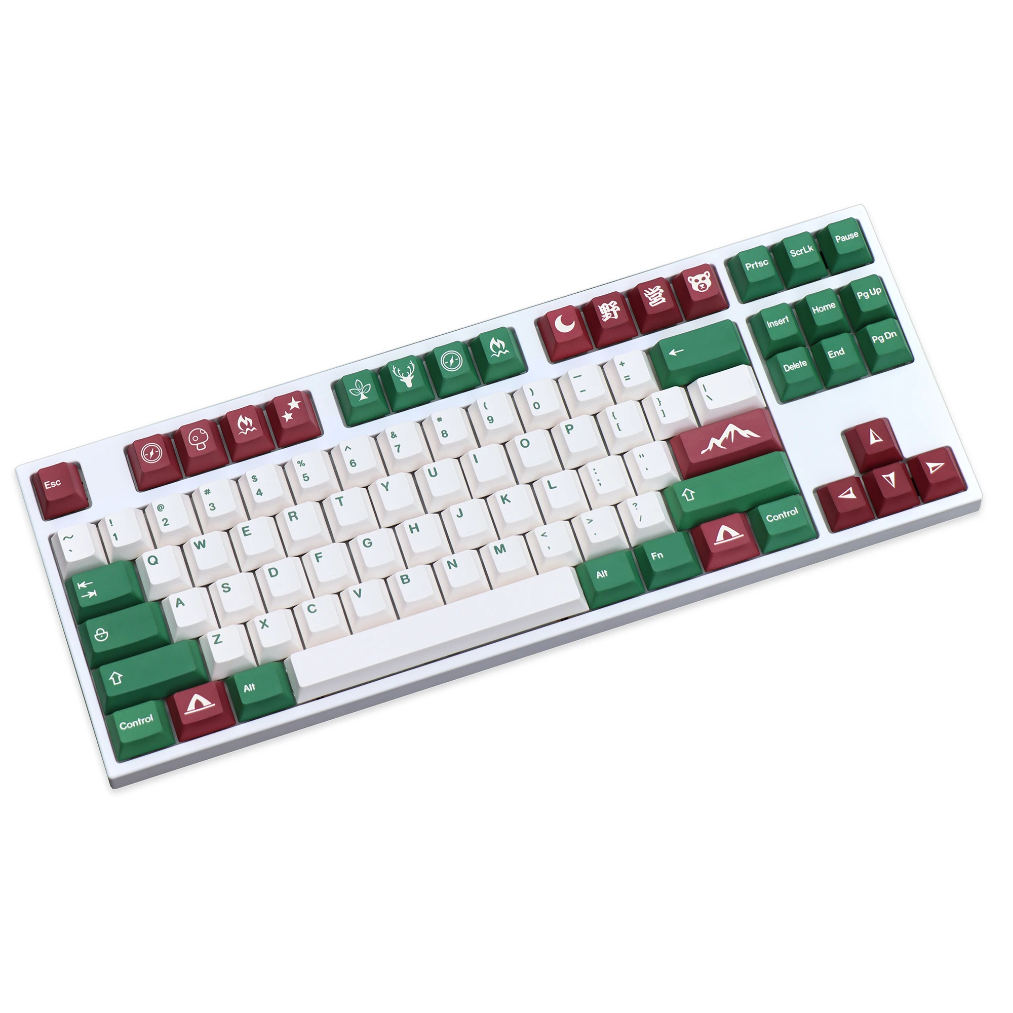 147 Keys/set GMK Camping Keycaps PBT 5 Sides Dye Subbed Key Caps Cherry Profile Keycap For Keychron Anne GH60 GK64 Poker