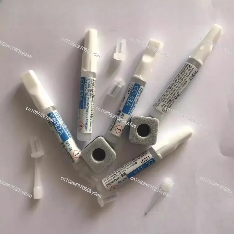 CC-33A Strain Gauge Adhesive 1PCS Room Temperature Hardening Instant Glue for Strain Sensor Bonding