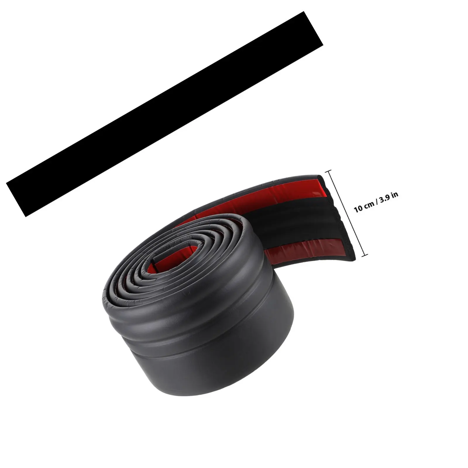 1 Roll Self Adhesive Baseboard Floor Baseboard Molding Dustproof Waterproof for Bedroom Living Room Wall
