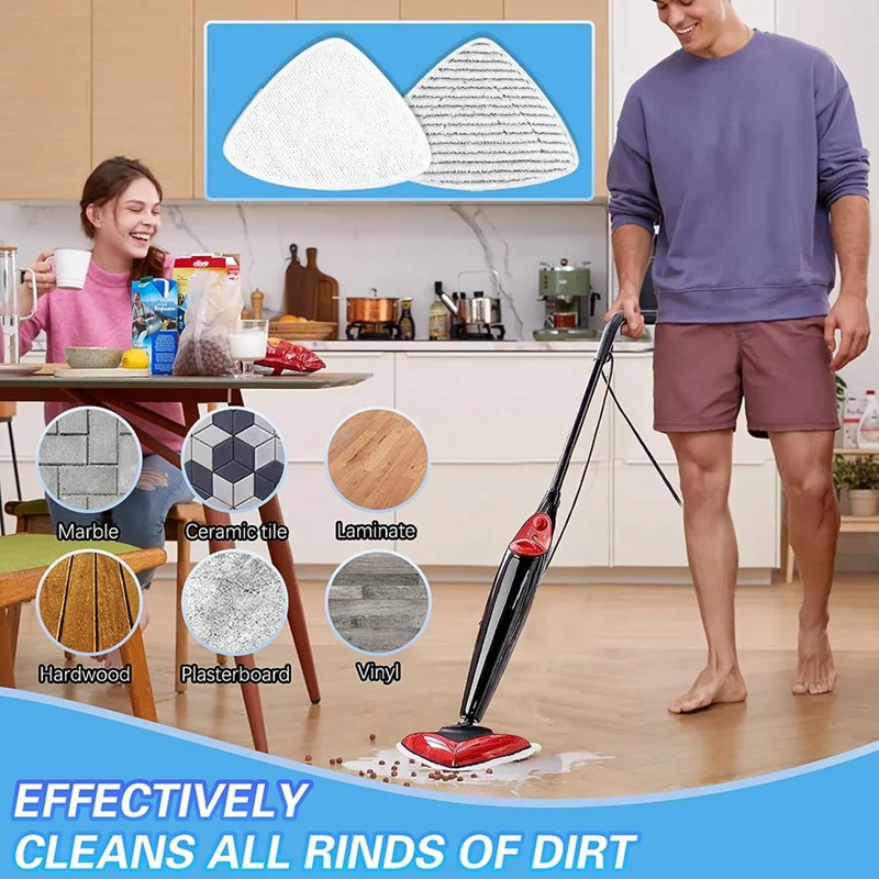 Housses de rechange pour nettoyeur vapeur Vileda et Steam Plus, accessoires de remplacement, 10 pièces