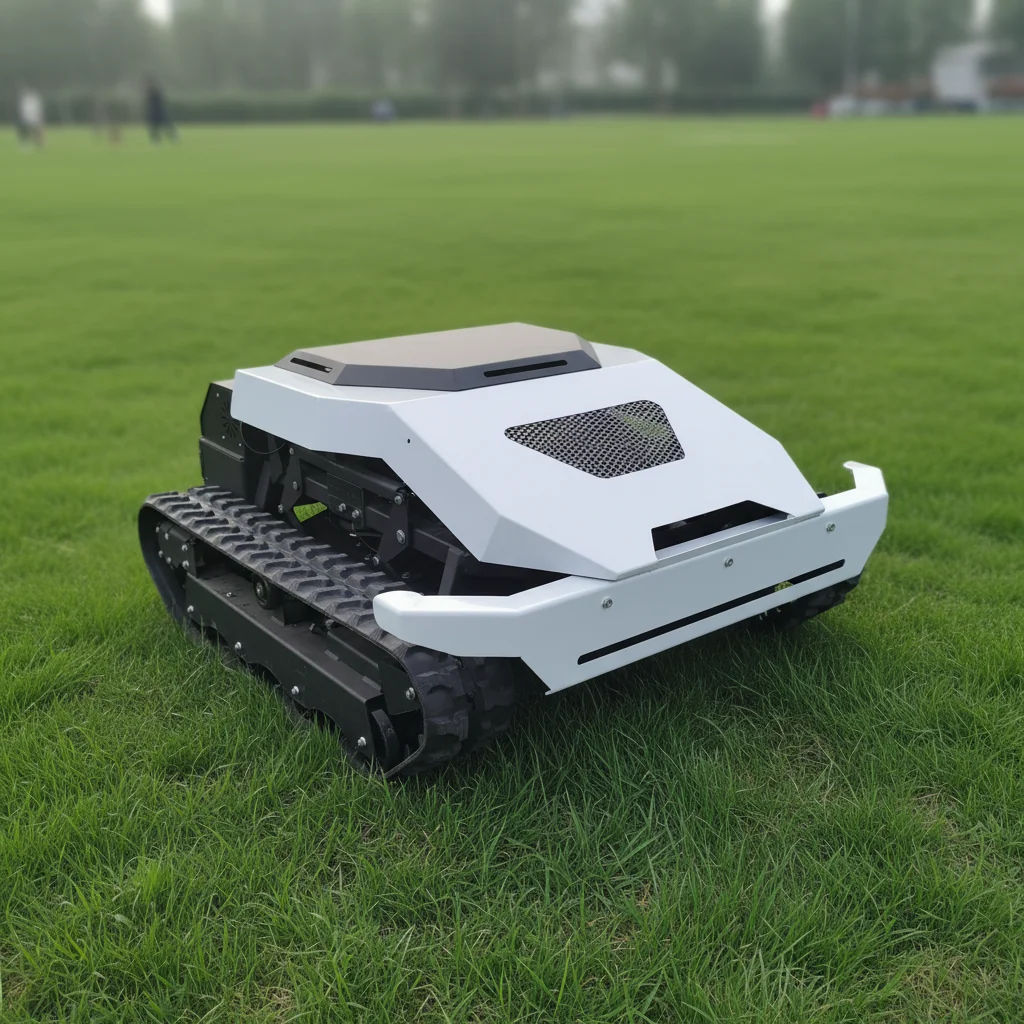 

Customize Self Propelled Crawler Lawn Mower Ideal For Orchard And Villa Yard