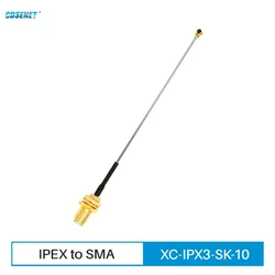 10pcs/lot I P E X To SMA Adapter Cable CDSENET XC-IPX3-SK-10 I P E X-3 to SMA-K Cable 10cm For Wireless Module Antenna