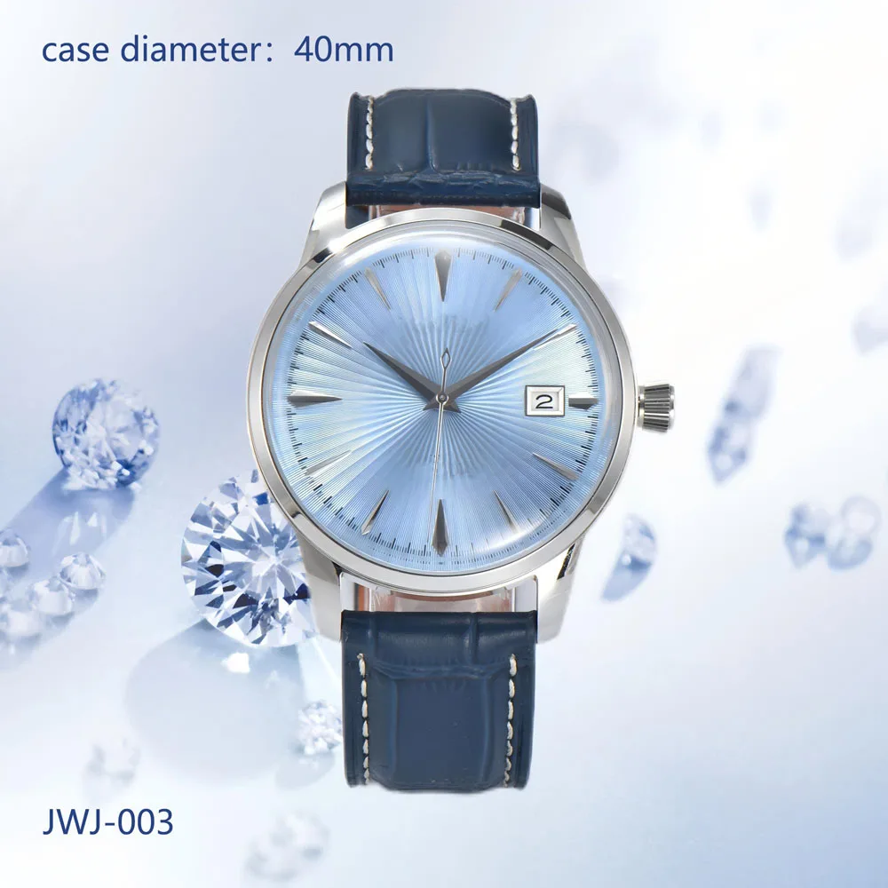 ساعة رجالية فاخرة يمكن تخصيص شعار 40 مللي متر حافظة ساعة PRESAGE NH35 قرص و NH35 ملحقات ساعة يد ميكانيكية أوتوماتيكية