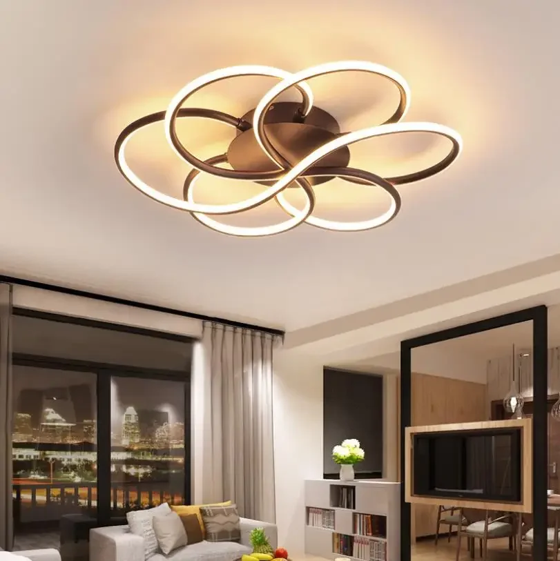 

Dimming modern led ceiling lights living room bedroom study balcony minimalist Plafon led ceiling lamp home lighting AC85-260V
