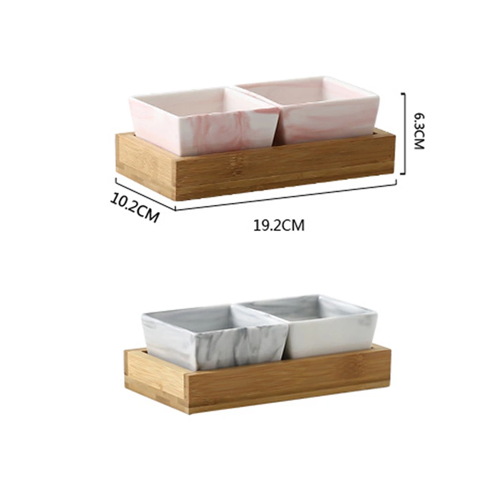 

Marble Fruit Tray Ceramic Plate Snack Dish Candy Dried Food Storage Party Outdoor Decor Easy Clean
