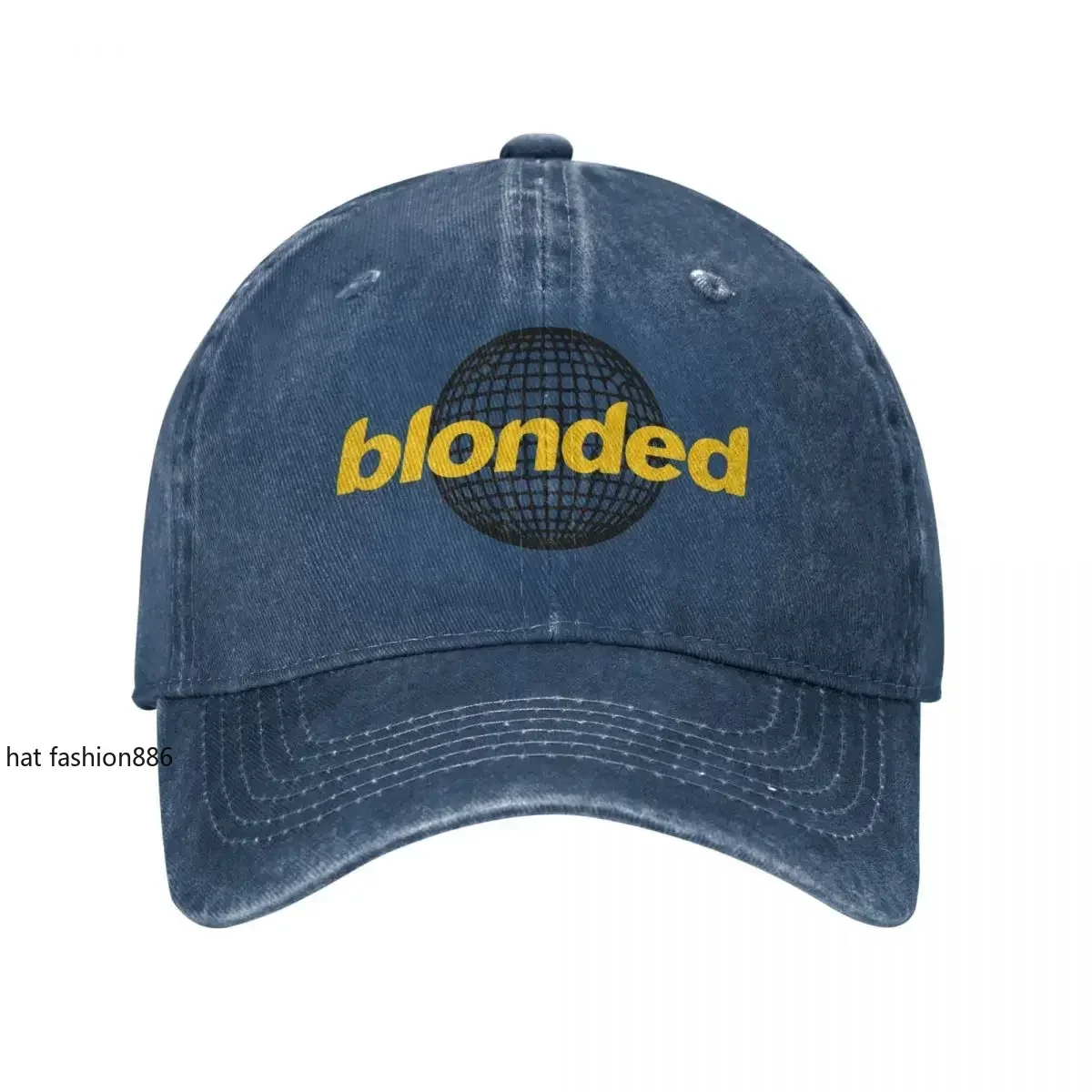 Blond Hip Hop Baseball Cap Vintage Distressed Denim Frank Rapper Ocean Headwear Unisex Outdoor Summer Hats Cap