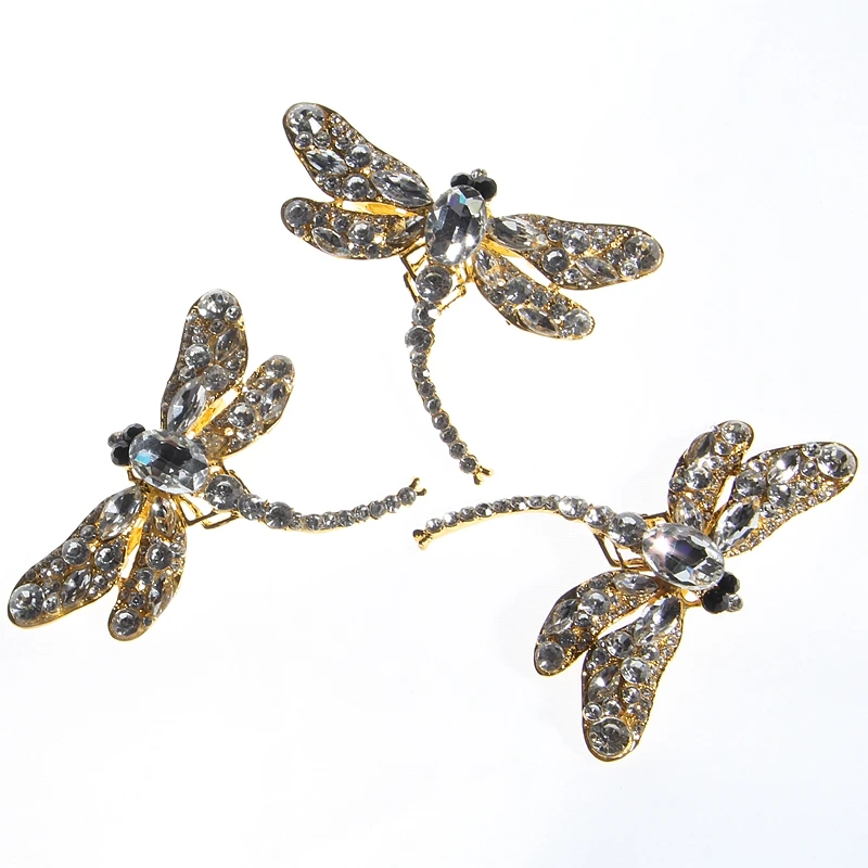 Fashion High Quality Large Vintage Dragonfly Brooches for Women Dress Scarf Brooch Pins Jewelry Accessories Gift