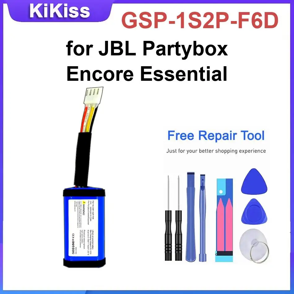 Сменный аккумулятор GSP 1S2P F6D для JBL Partybox Encore Essential