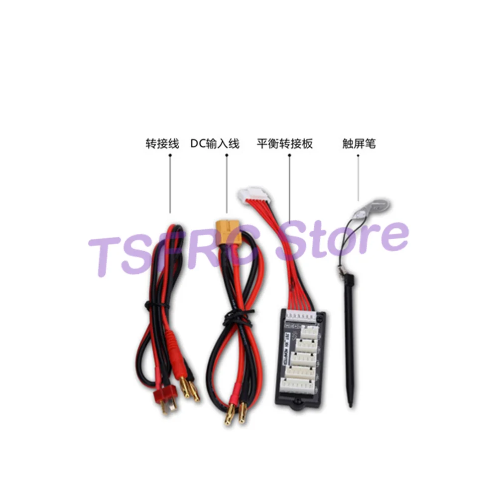 Ładowarka do akumulatorów litowych AR1 EV-PEAK do modeli samolotów, balansująca ładowanie akumulatorów 6S, 500W 25A, inteligentna, do akumulatorów niklowo-wodorowych i litowo-żelazowych.