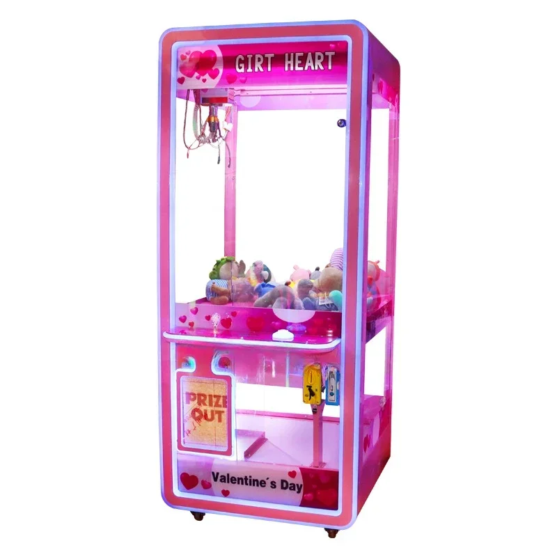 Crazy Toy Claw Crane Games Catch Plush Doll Grab Candy Coin Operated Arcade Small Mini Gashapon Prize Gift Vending Machine