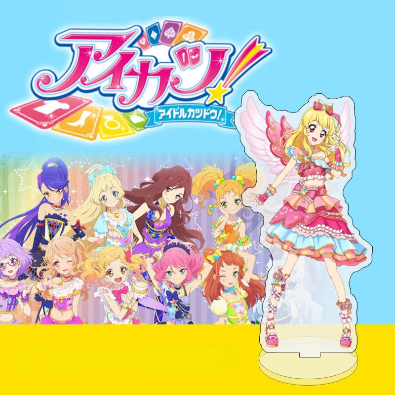 

Aikatsu Acrylic Stand Sign Creativity Hoshimiya Ichigo STARS Kawaii Cartoon Model Toys Figure Desktop Ornaments Festival Gift