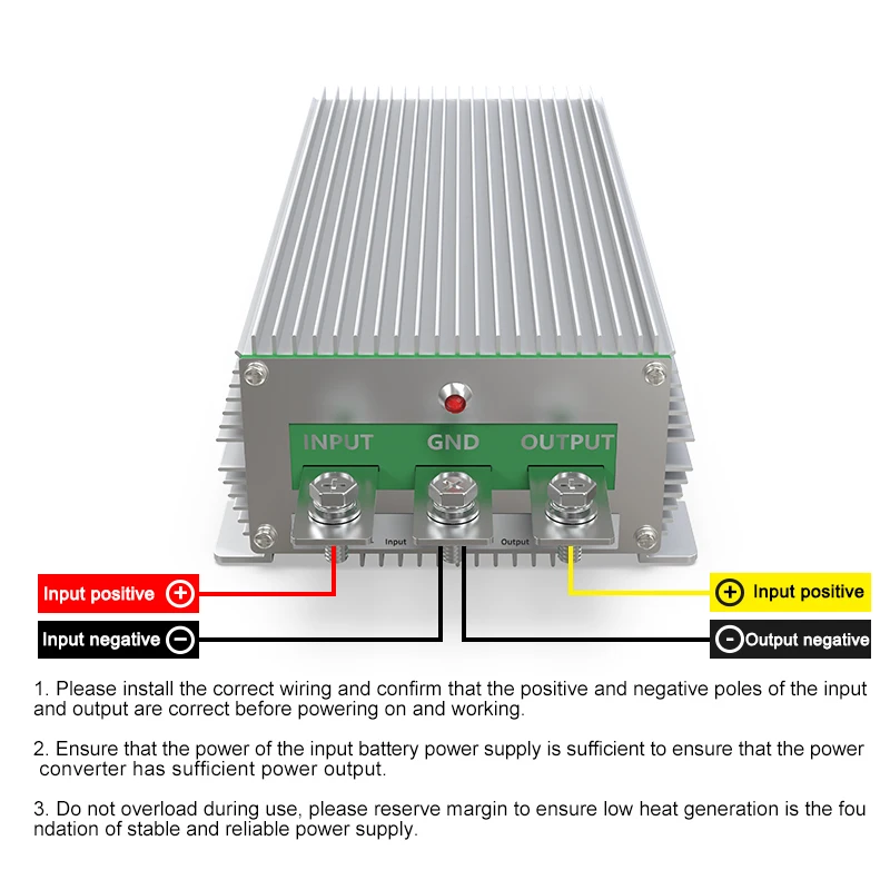 voltage reduction module 20V-90V to 12V13.8V24V28V36V automotive power converter 24V36V48V60V72V80V90V to 24V high-power