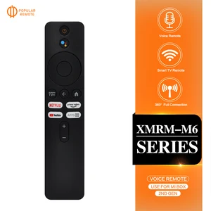 XMRM-M6 Remote Control Suara untuk Xiaomi mi Kotak Generasi ke-2 Berlaku untuk Kotak TV S (Generasi Ke-2) Pemutar Media Streaming Ultra HD 4K 8 pengontrol xiaomi penjualan terbaik - №