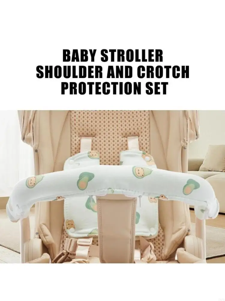 

Breathable Cotton Strollers Pads Strollers Harness Cushions for Baby Aged 0 to 3