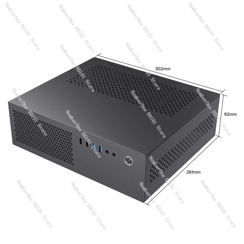 

A10 mini horizontal vertical MATX24 * 24 motherboard small 1U power supply, 7.3LHTPC computer chassis