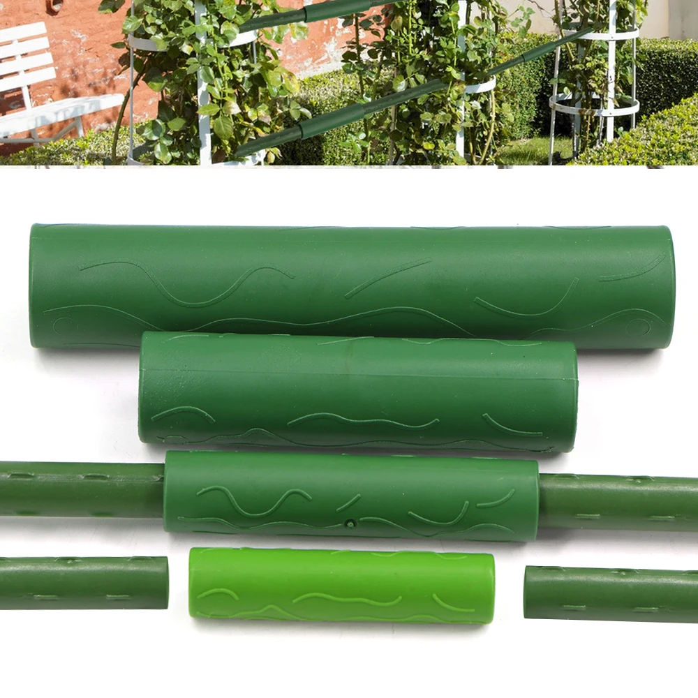 

20 шт., соединители для поддержки растений, лозы, соединительные трубы для альпинистских растений, 8/11/16/20 мм, садовые колья, аксессуары для соединения палочек для прививки