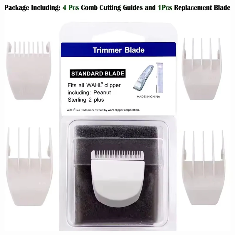 2 حزمة 2068-300 شفرة بديلة لقص الفول السوداني شفرة بديلة مع فرجار لقادين شعر الفول السوداني Wahl #4