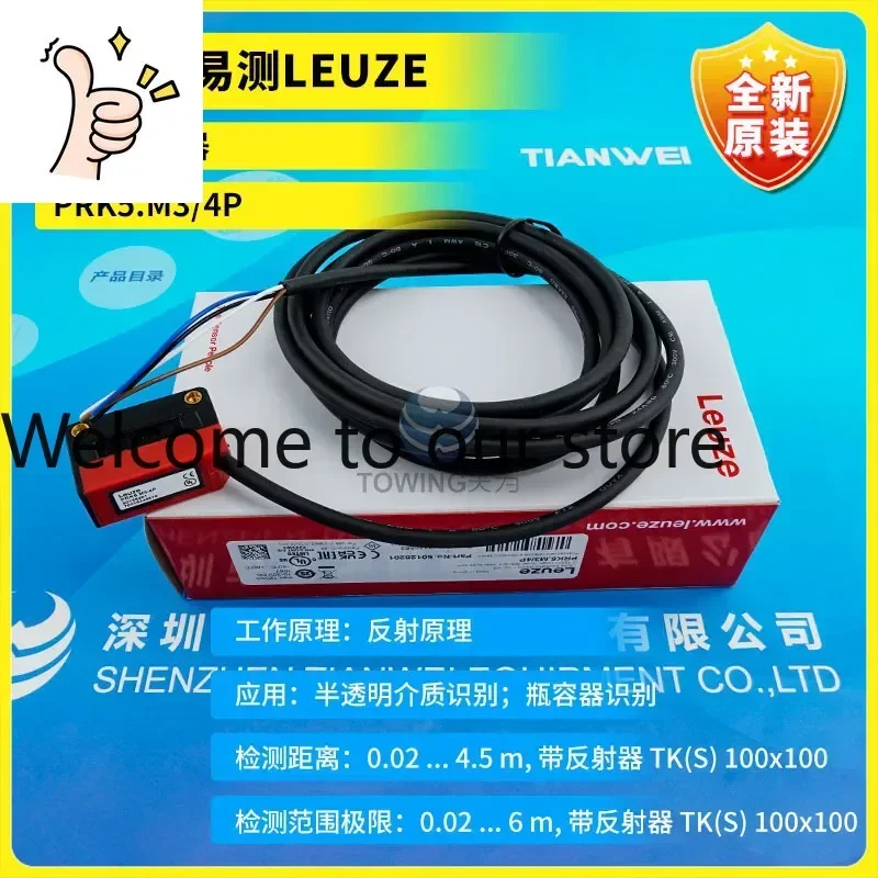 

New Original German LEUZE Photoelectric Sensor PRK5.M3/4P Fake One Penalty Ten