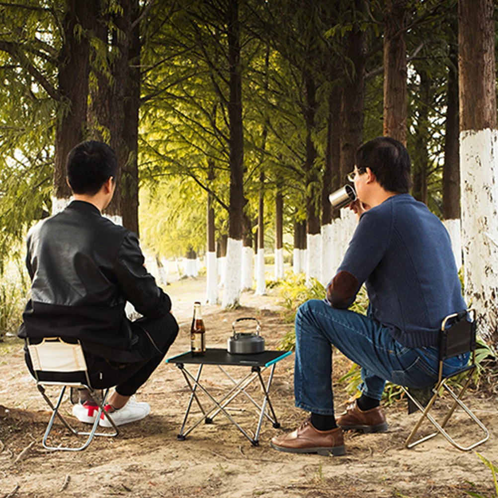 

Foldable Camping Chair Outdoor Portable Stool Fishing Chairs Barbecue Travel Beach Picnic Collapsible Seat Garden Hiking