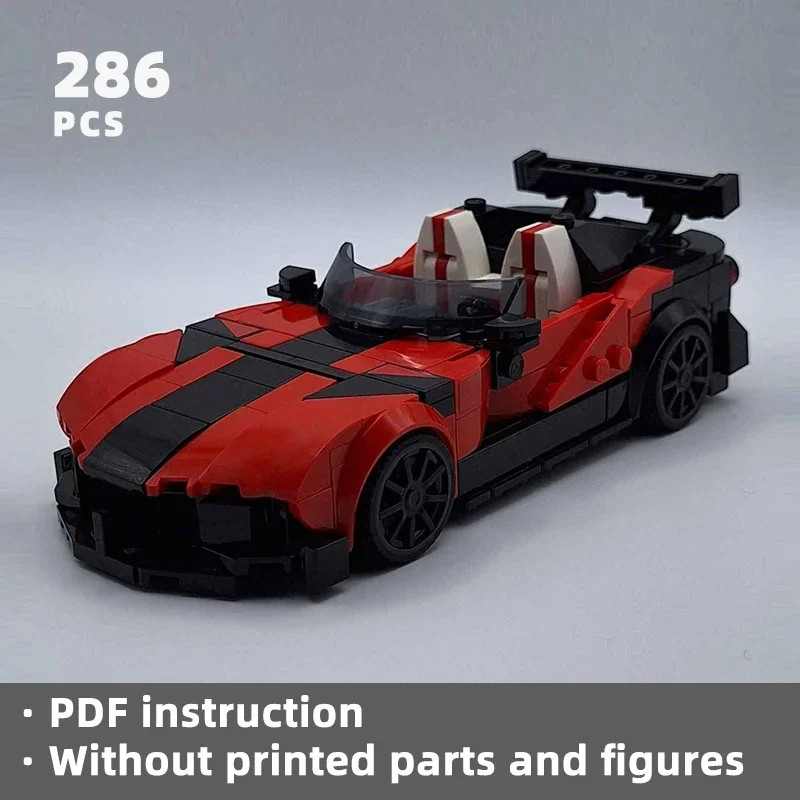 

luxury carbon fiber sports car speed champions bricks supercar race sport car blocks custom motor building moc unique klocki