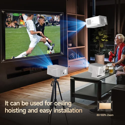Imagen 2 del producto Proyector Magcubic 900ANSI con enfoque automático Android 14, compatible con 8K nativo 1080P con Wifi6 BT5.4 16G Allwinner H726 portátil HY350Max
