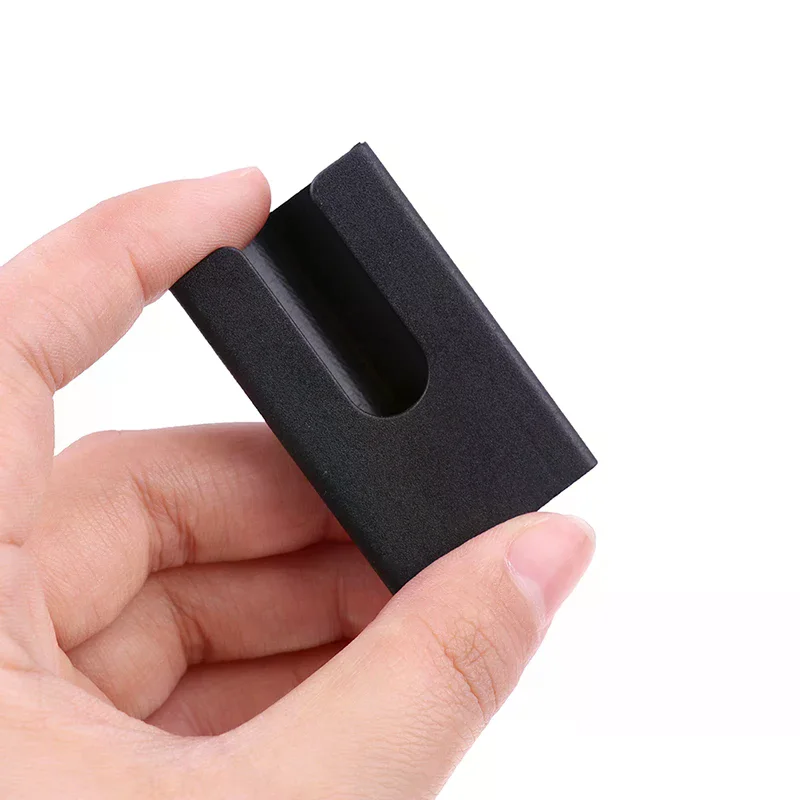 /JCS/Black Razor Head Protective Cover Case Plastic Double Edge Razor Head Sleeve Long Handle Universal