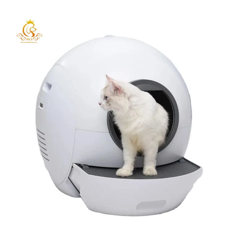 

EUR PET Large Automatic Cat Litter Toilet Furniture Auto Smart Intelligent Cat Self Cleaning Litter Box Factory