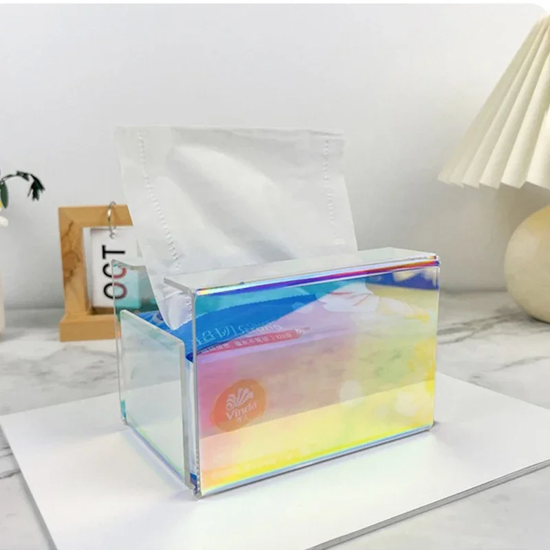 

Acrylic Modern Tissue Box Creative Napkin Holder for Living Room Tissue Case Coffee Tables Storage Boxes Kitchen Accessories