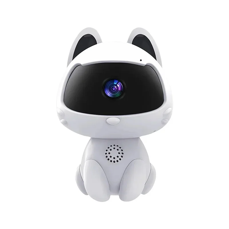 Wifi Camera Indoor V380 Animal Cat Shape HD 1080P Two-way Audio Smart  Night Vision Baby Monitor Home Surveillance Cute Cam