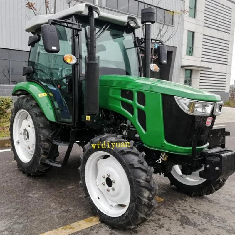 New product：Chinese Factory agricultural machinery 4 wheel drive tractors 90hp farm mini tractor tractors for agriculture