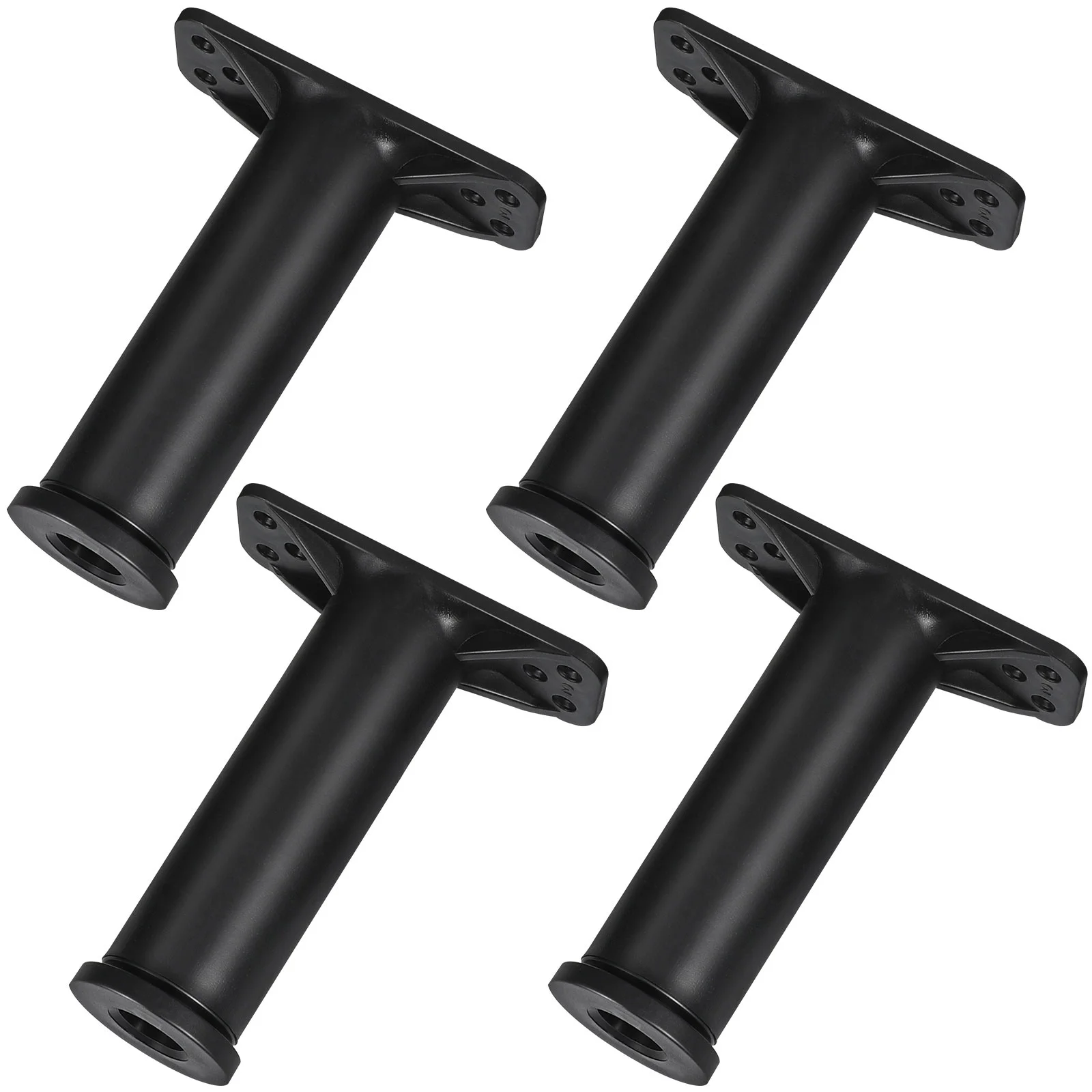 

4 Pcs Bed Support Frame Stand Adjustable Parts Center Replacement Legs Bedstead Plastic Steel