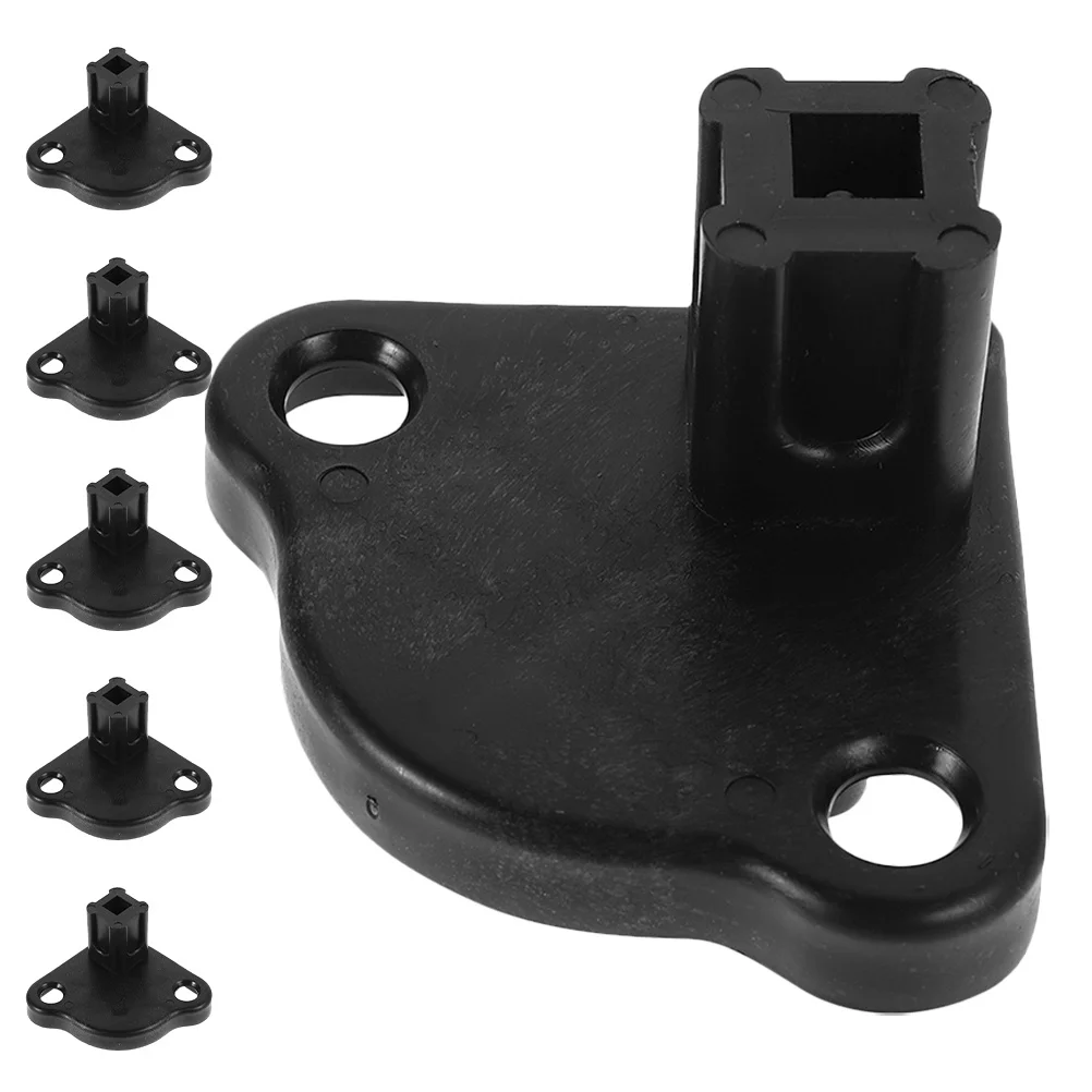 

6pcs Tent Bottom Base Bracket Black Portable Camping Tent Accessories Durable Awning Mounting Hardware Outdoor Canopy Support