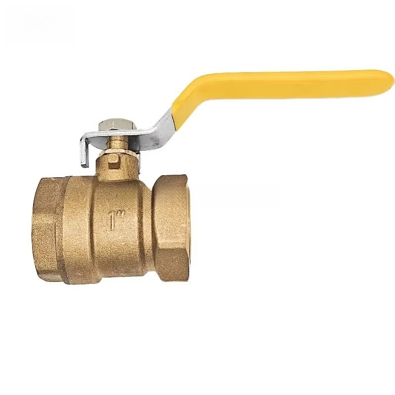 OEM/ODM الثقيلة ارتفاع تدفق الضغط مقبض طويل 600 Wog PN40 كبير كامل تتحمل ميناء صمام كروي نحاسي