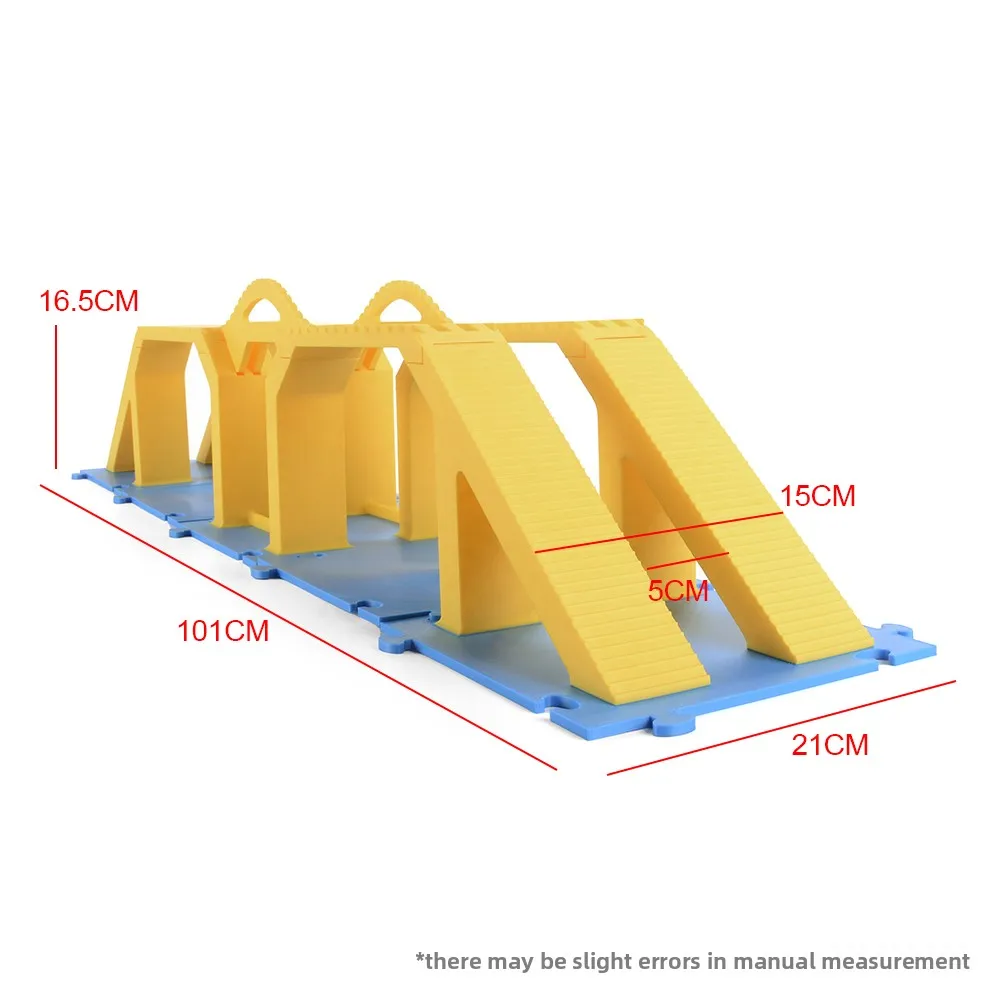 RC Klettern Auto Hindernis Szene für 1/24 1/18 Fernbedienung Modell Auto Klettern Auto Simulation Steile Trapez Brücke Szene