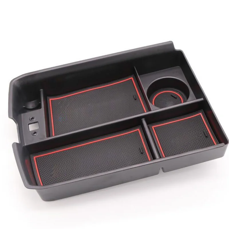 

For Volkswagen Touareg storage box 2017 2018 Car storage box Central armrest storage box