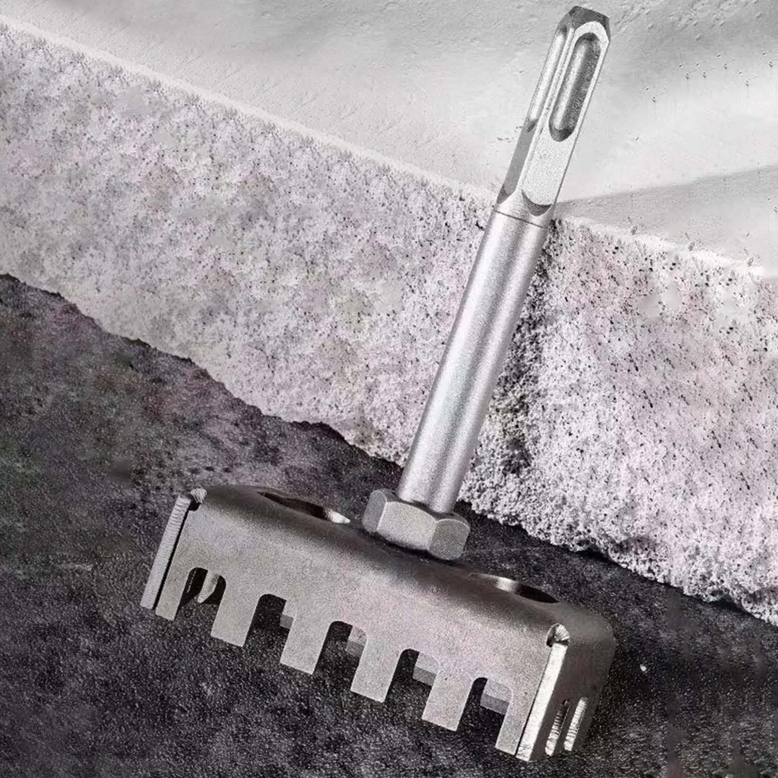 Socket Punch Easy to Use Sturdy Square Slot Cutter Wall Square Hole Puncher Outlet Cutout Tool for Cement Concrete Brick Wall