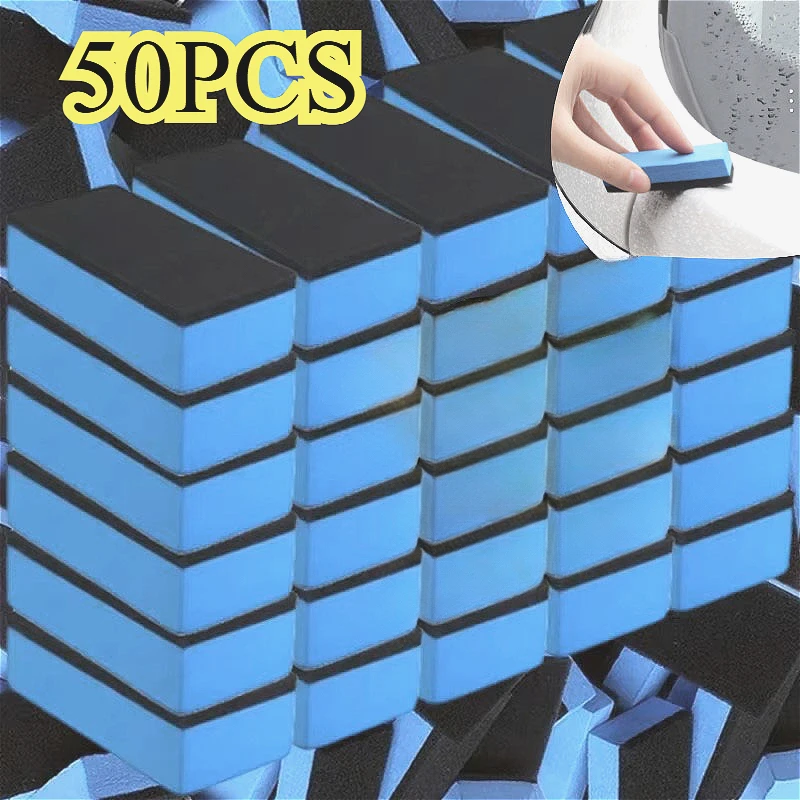 10/20/30/50PCS Car Paint Crystal Sponge Cleaning Block Paint Glass Polishing Cleaning Tools Car Beauty Construction Accessories