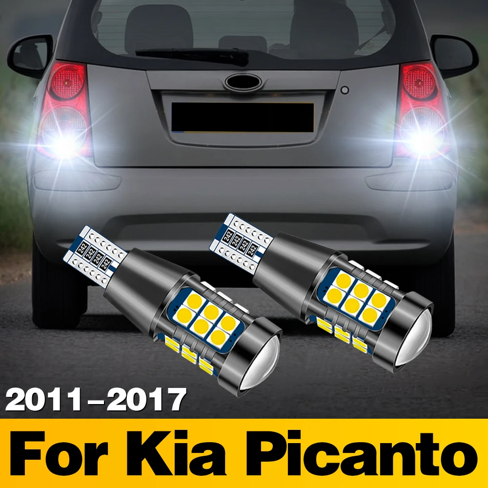 

2PCS Canbus LED Reverse Light Super Bright Error Free Backup Lamp Car Accessories For KIA Picanto 2011-2017