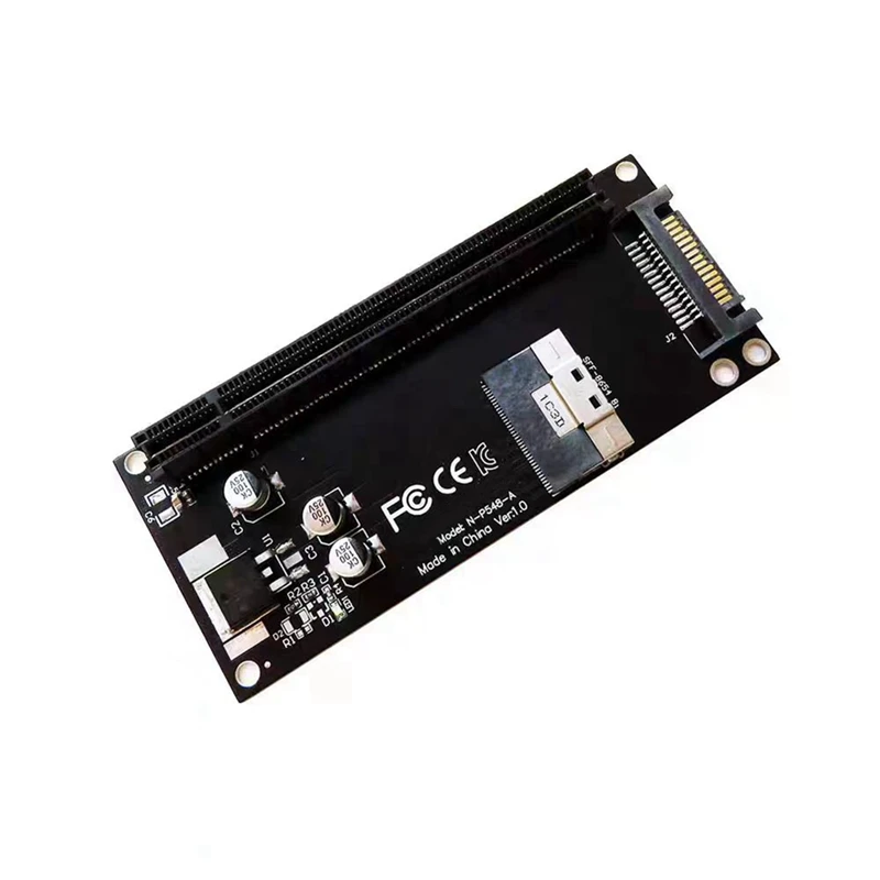 Top-SFF-8654 8I To Pcie 4.0 X16 External Graphics Card Adapter For Mainboard DIY Computers Accessories