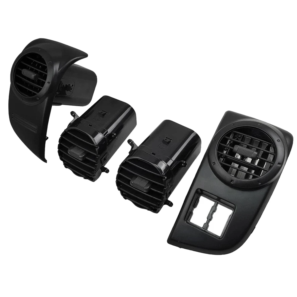 For Isuzu D-Max 07-11 8-97299-274-0 8-97299-273-0 Dash Side Air Outlet Panel& A/C Conditioner Vent Grille Kit- 4 Pieces
