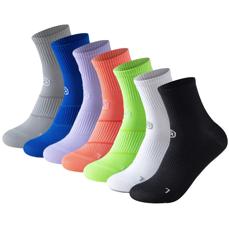 Calcetines de compresión para hombre y mujer, medias finas de secado rápido para correr, hacer ejercicio, Fitness y entrenamiento