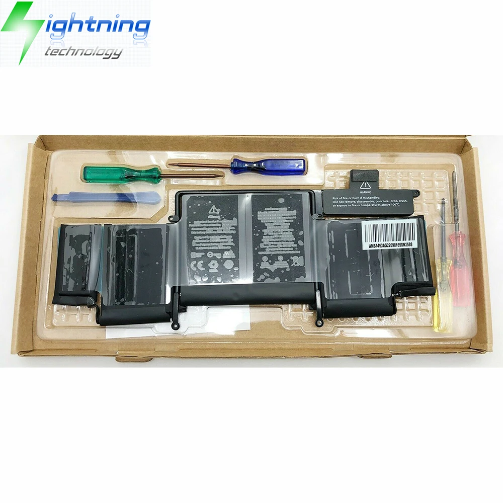 Imagem -03 - Original Genuíno A1493 11.34v 71.8wh Bateria do Portátil para Apple Macbook Pro 13 Retina A1502 2013 2014 Me864 Novo