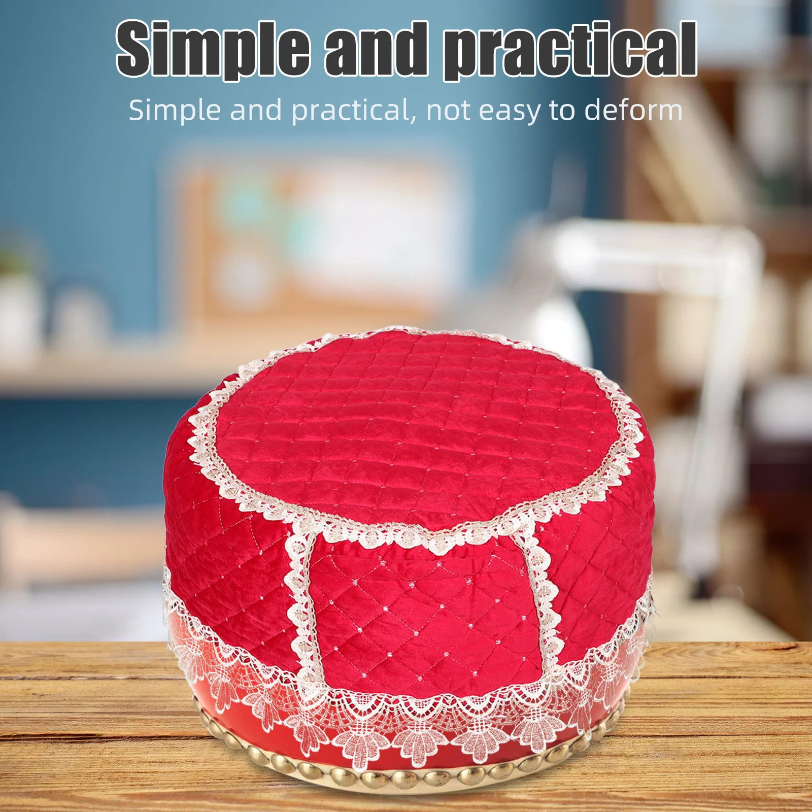 

Drum Protection Cover Thickened Padded Sleeve For Chinese Gong Drum Dustproof Waterproof Portable Storage With Stick